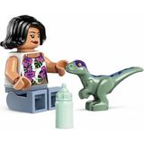 Lego Jurassic World 963 Sammy ve Yeşil Baby Velociraptor Dinozor Biberon Orijinal Minifigürler