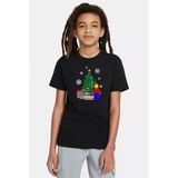 Lego Man Christmas Siyah Çocuk Tshirt