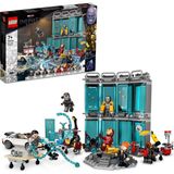 LEGO Marvel Iron Man Cephaneliği 76216 - 7 Yaş ve Üzeri Çocuklar Için Zırhlar, Minifigürler ve Süper Kahraman Aksiyonu Içeren Oyuncak Yapım Seti (496 Parça) Yeni Ürün Adı