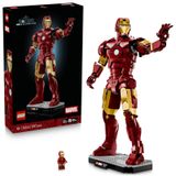 LEGO® ǀ Marvel Iron Man Mark 3 Koleksiyoncu Versiyonu 76344 - Yetişkinler için Minifigür İçeren Model Yapım Seti (1297 Parça)