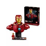 Lego | Marvel Iron Man Mk4 Büstü 76327, Yetişkin Kadınlar Ve Erkekler İçin Baskılı Bir İsim Levhası Ve Çıkarılabilir Iron Man Minifigür�