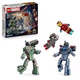 Lego ǀ Marvel Iron Man Ve War Machine, Hammer İnsansız Hava Araçlarına Karşı 76320 - 7 Yaş Ve Üzeri Çocuklar İçin Yaratıcı Oyuncak Yapı