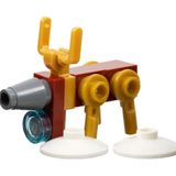 Lego Marvel Mikro Yapılar Day 8 Iron Man Reindeer With Snow Piles Mini Model