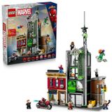LEGO ǀ Marvel Örümcek Adam, Oscorp'a Karşı 76324 | 10 Yaş ve Üzeri Çocuklar için 8 Minifigür İçeren Yaratıcı Oyuncak Yapım Seti, Hediye Fikri (808 Parça)