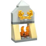 Lego Mikro Yapılar Harry Potter Day 19 Fireplace With Reindeer Horn Three Broomsticks Inn