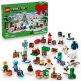 Lego® Minecraft® 2025 Yılbaşı Takvimi 21280 - 7 Yaş ve Üzeri Çocuklar Için Video Oyunu Temalı Koleksiyonluk Yaratıcı Oyuncak Yapım Seti (300 Parça)