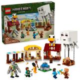 LEGO Minecraft Hortlak Balon Köy Saldırısı 21273 | 10 Yaş ve Üzeri Çocuklar için Steve ve Demir Golem Minifigürleri İçeren Oyuncak Yapım Seti, Hediye Fikri (555 Parça)