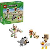 LEGO Minecraft Tavuk Jokey Çöl Saldırısı 21592 - 9 Yaş ve Üzeri Çocuklar Için Yaratıcı Oyuncak Yapım Seti (428 Parça)
