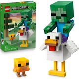 Lego® Minecraft ® Tavuk Jokey Yapım Oyuncağı Dekoru 21582 - -