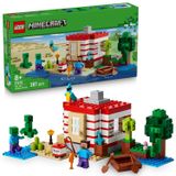 LEGO Minecraft TNT Büyük Orman Evi 21275 | 8 Yaş ve Üzeri Çocuklar için Steve ve Creeper Minifigürleri İçeren Oyuncak Yapım Seti, Doğum Günü Hediyesi (287 Parça)
