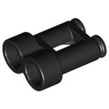 LEGO Minifigür Aksesuarları: Dürbün, Utensil Binoculars Town Siyah Renk