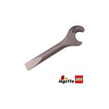 LEGO Minifigür Aksesuarları: Ingiliz Anahtarı Tool Spanner Gri