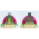 LEGO Minifigür Parçaları: Torso, Vücut, Gövde: 973PB4474C01