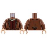 LEGO Minifigür Parçaları: Torso, Vücut, Gövde: 973PB5117C01 Frodo Baggins Lord Of The Rings