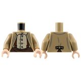 LEGO Minifigür Parçaları: Torso, Vücut, Gövde: 973PB5123C01 Déagol Lord Of The Rings