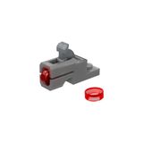 LEGO Minifigür Silahları: Star Wars Mermi Fırlatıcı, Patlatıcı, Ateşleyici Şeffaf Kırmızı Mini Moc