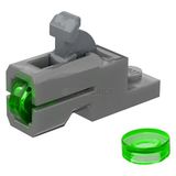 LEGO Minifigür Silahları: Star Wars Mermi Fırlatıcı, Patlatıcı, Ateşleyici Şeffaf Yeşil Mini Moc