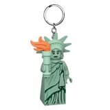 LEGO Minifigure Büyük 3 İnç Uzun Figürlü Anahtarlık Işık - Özgürlük Heykeli (KE158H)