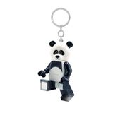 LEGO Minifigures Büyük 3 İnç Uzun Figürlü Anahtarlık Işık - Panda Guy (KE195H), LED ışıklı çanta cazibesi