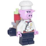 Lego MK067 Pigsy White Chef Jacket Mini Figür