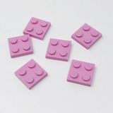 LEGO Moc Custom Aksesuar Creator Plate 2 X 2 Düz Tuğla Açık Pembe