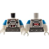 LEGO Moc Custom Minifigür Minifigure Gövde Torso Beyaz Nasa Astronot Tulum