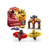 LEGO® NINJAGO® Ejderha Spinjitzu Savaş Paketi 71826 - 6 Yaş ve Üzeri Çocuklar için 2 Ninja Minifigürü İçeren Oyuncak Yapım Seti (186P)