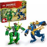 Lego Ninjago Jay’ın Ejderha Robotu Savaşı 71853-4 Yaş Ve Üzeri Kız Ve Erkek Çocuklar Için 2 Robot Ve