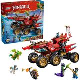 LEGO Nınjago Kara Gemisi 71869 - 9 Yaş ve Üzeri Çocuklar Için 3 Araç ve 6 Minifigür Içeren Yaratıcı Oyuncak Yapım Seti (1214 Parça)