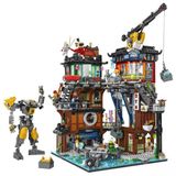 LEGO NINJAGO Şehri Atölyeleri 71837 - 14 Yaş ve Üzeri için 10 Ninja Minifigürü İçeren Yaratıcı Model Yapım Seti (3244 Parça)