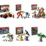 LEGO Ninjago Seti 456 (71780 + 71808 + 71818 + 71843 + 71804 + 71847)