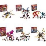 LEGO Ninjago Seti 500 (71833 + 71834 + 71808 + 71832 + 71809 + 71821)