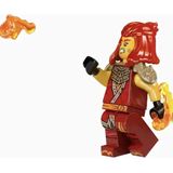 Lego Ninjago Yeni Wyldfyre Dark Red Tunic Orijinal Minifigür