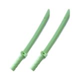 LEGO Orijinal Parçalar - 2’ Li Açık Yeşil Katana