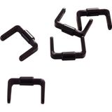 LEGO Orjinal Aksesuar Custom Minifigür Minifigure Utensil Bucket 1 X 1 Handle Kova Siyah Sap 2 Adet