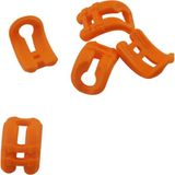 LEGO Orjinal Aksesuar Moc Custom Minifigür Friends Mini Doll Turuncu Can Yeleği