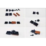 LEGO Orjinal Aksesuar Moc Custom Minifigür Şehir City Modular Building Bina Kahverengi Şezlong