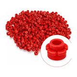 LEGO Orjinal Bitki Ağaç Parçaları: Çiçek: Flowers: 100 Adet Kırmızı Renk Çiçek Parçası 24866