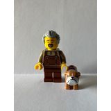 LEGO Orjinal Minifigür Man with Dog +5 Yaş (1 Parça)
