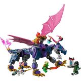 lego oyuncak nınjago usta ejderha rontu 7 yaş ve üzeri çocuklar ıçin 4 minifigür ıçeren yaratıcı oyuncak yapım seti 381 parça 71842 - Yok