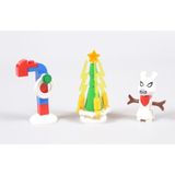 LEGO Spider-Man 2024 Mikro Yapılar - (Day 12) + (Day 22) + (Day 23) + (Day 24) Snow Spider-Ham Electro's Winter Tree Candy Cane Decoration Snow Globe And Present