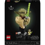 LEGO Star Wars: Klonların Saldırısı Yoda Büstü 18+ Yaş 399 Parça Koleksiyonluk Model Yapı Oyuncağı 75438 - Standart