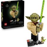 LEGO Star Wars: Klonların Saldırısı Yoda Büstü 75438 - Yetişkinler Için Işın Kılıçlı Yoda Minifigürü