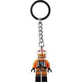 LEGO Star Wars Luke Skywalker Pilot Kıyafet Minifigür Anahtarlık 854288, Turuncu, Small, Turuncu, - Çok Renkli