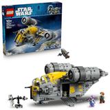 LEGO Star Wars: Mandalorian ve Grogu Razor Crest 75447-10 Yaş ve Üzeri Çocuklar için Zeb Orrelios ve Stormtrooper Minifigürleri ve Grogu Figürü İçeren Oyuncak Yapım Seti, Hediye Fikri (930 Parça)