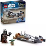 Lego Star Wars Mandalorian Ve Grogu’nun Hız Motoru 75436-6 Yaş Ve Üzeri Çocuklar Için Blaster Silahl