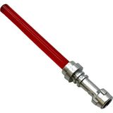 LEGO Star Wars Minifigür Aksesuarı, Işın Kılıcı, Lightsaber, Şeffaf Kırmızı Renkte ve Metalik Gümüş Kabzalı