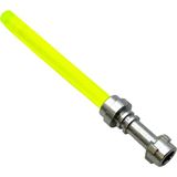 LEGO Star Wars Minifigür Aksesuarı, Işın Kılıcı, Lightsaber, Şeffaf Sarı Renkte ve Metalik Gümüş Kabzalı