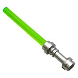 LEGO Star Wars Minifigür Aksesuarı, Işın Kılıcı, Lightsaber, Şeffaf Yeşil Renkte ve Metalik Gümüş Kabzalı