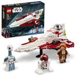 LEGO Star Wars Obi-Wan Kenobi’nin Jedi Starfighter’ı 75333 | 7 Yaş ve Üzeri Çocuklar için 2 Minifigür İçeren Oyuncak Yapım Seti, Hediye Fikri (282 Parça)